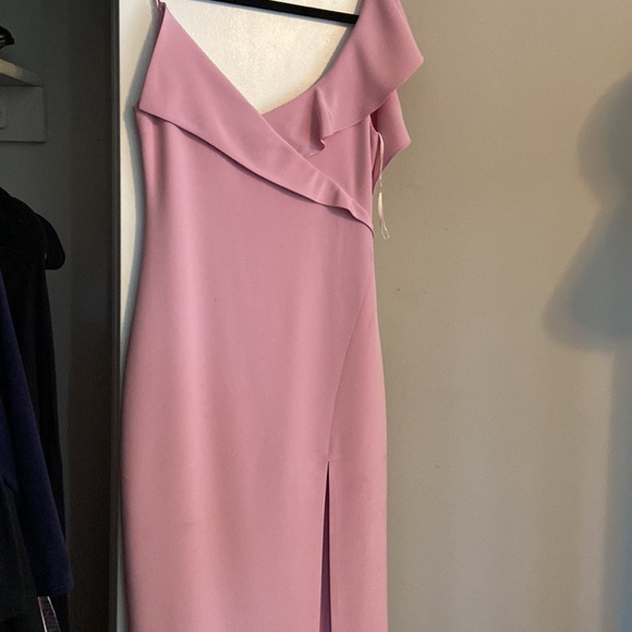 Cushnie Et Ochs Adela Ruffled Pencil Silk Dress - Picture 2 of 3